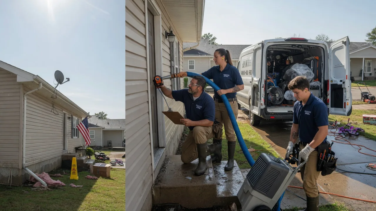 Ceiling Water Damage Restoration in Waukomis, OK near me